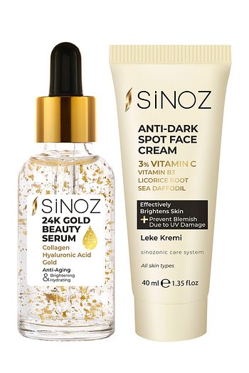 Sinoz Leke Kremi 24k Gold Beauty Serum 2 Li Avantaj Paketi 8681957333321 Trendyol