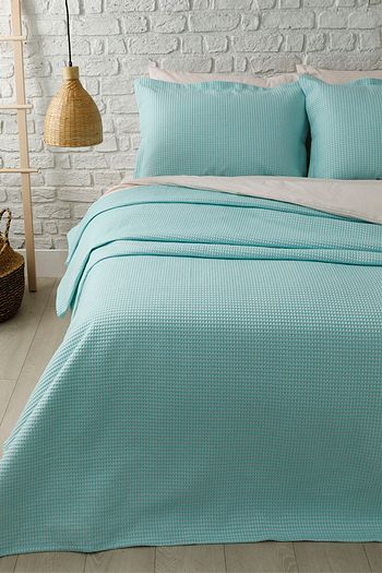 English Home Dante Pamuklu Cift Kisilik Yatak Ortusu Takimi 230x240 Cm Mint Trendyol