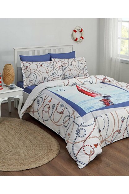 Ozdilek Mavi Sailboat Tek Kisilik Nevresim Takimi Fiyati Yorumlari Trendyol