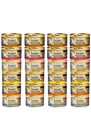 Gourmet Gold Karisik Konserve Kedi Mamasi 24 Adet Trendyol