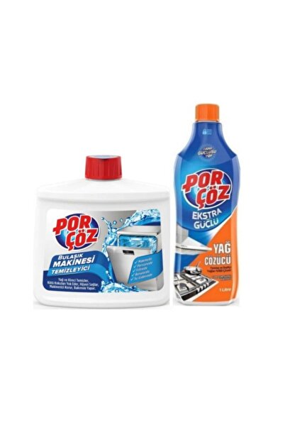 Porcoz Ekstra Guclu Yag Cozucu Bulasik Makinesi Temizleyici 250 Ml Fiyati Yorumlari Trendyol
