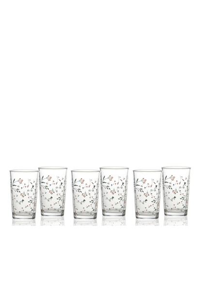 English Home Flower Cam 6 Li Kahve Yani Su Bardagi 100 Ml Renkli Trendyol
