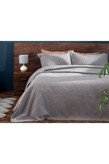 English Home Diamond Chic Stonewash Cift Kisilik Yatak Ortusu Takimi 240x250 Cm Bej Trendyol