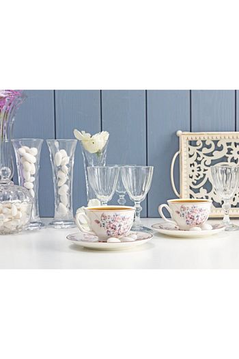 English Home Ortanca New Bone 2 Li Kahve Fincan Takimi 80 Ml Beyaz Trendyol