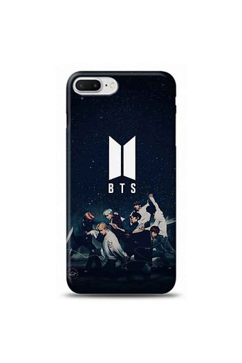 iphone 7 plus 8 plus bts tasarimli silikon telefon kilifi