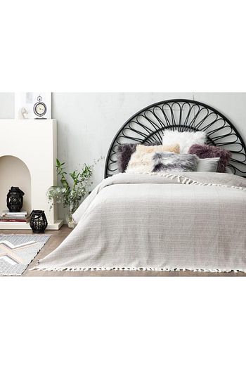 English Home Bej Chevron Pamuklu Tek Kisilik Yatak Ortusu 160x240 Cm Trendyol
