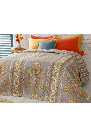 English Home Jacey Cift Kisilik Cok Amacli Yatak Ortusu 200x220 Cm Gri Trendyol