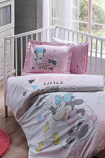 tac lisansli bebek nevresim takimi disney minnie bubble baby fiyati yorumlari trendyol