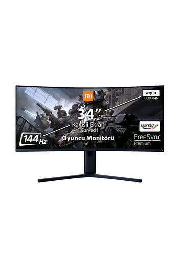 xiaomi mi curved bhr4269gl 34 144hz 4ms hdmi display freesync wqhd led monitor fiyati yorumlari trendyol