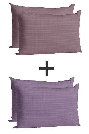 Saal Ranforce 4 Lu Yastik Kilifi 50x70 20cm Kapakli Gul Kurusu Lila Trendyol