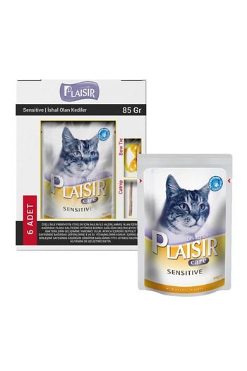 Plaisir Sensitive Prebiyotikli Ishal Kedi Mamasi 6x85 Gr Trendyol