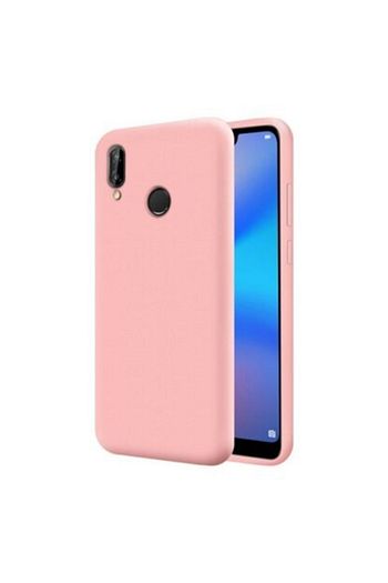 huawei p20 lite ici kadife toz gecirmez renkli lansman kilif pembe