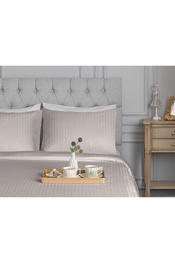 English Home Crystal Ipeksi Twill Cift Kisilik Nevresim Takimi 200x220 Cm Tas Rengi Trendyol