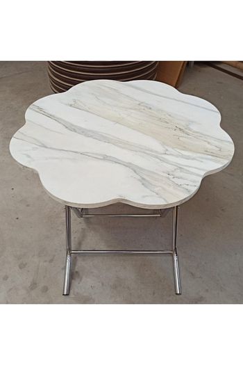 papatya mermer desen masa 80x80