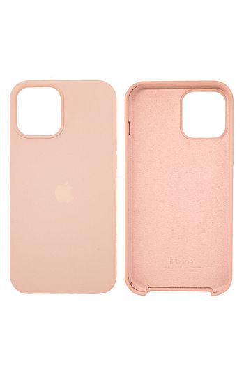 apple iphone 12 pro max 6 7 inc kaucuk leke tutmaz silikon kilif pudra pembe
