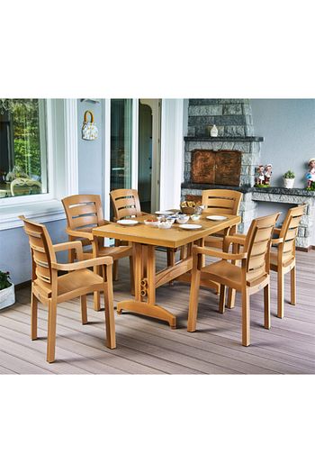 wertty camli masa takimi 6 sandalye 6 minder 80 140 fiyati yorumlari trendyol