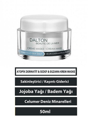 dalton marine cosmetics jordan olu deniz tuzlu sedef egzama krem maske fiyati yorumlari trendyol