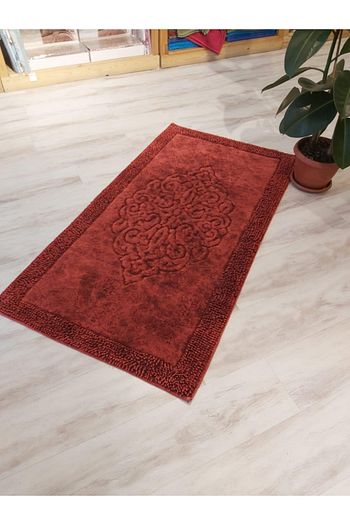 Amazon Ev Homechic Eskitme Hali 80 150 Gri Pamuklu Kirmizi Trendyol