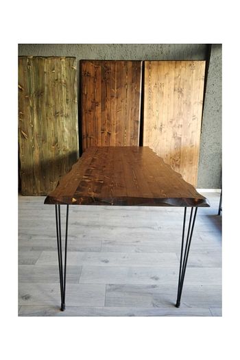 Onder Ahsap Ahsap Kutuk Yemek Masasi 155 X 80 Cm Acik Ceviz Trendyol