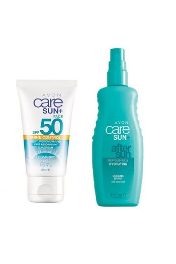 Avon Care Sun Face Shine Gunes Kremi Spf50 50ml Care Sun After Sun Refreshing Hydrating G Trendyol