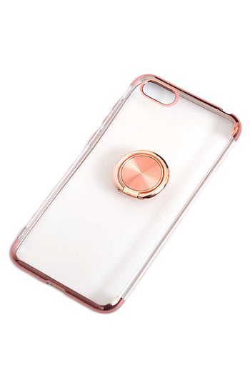 huawei honor 7s kilif standli yuzuk miknatisli seffaf silikon koruma