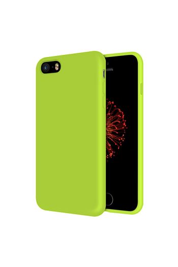Mobilteam Apple Iphone Se Kilif Ici Kadife Lansman Kapak Neon Sari Trendyol
