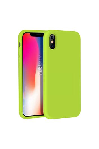 Mobilteam Apple Iphone X Kilif Ici Kadife Lansman Kapak Neon Sari Trendyol