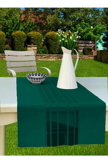Ozenev Koyu Yesil Runner Amerikan Servis Masa Ortusu 40x140 Cm Trend 863 Trendyol