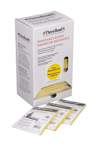 Theraband Thera Band 1 5 Metre Sari Orijinal Paketli Egzersiz Pilates Bandi Sari Direnc Lastigi Trendyol