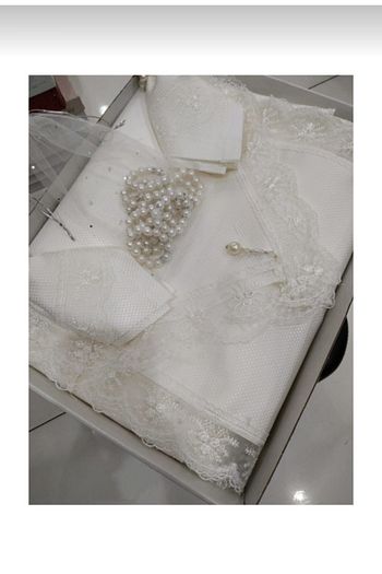 Almila Home Zeynoceyiz Pitikare Masa Ortusu Takimi 12 Kisilik Kirik Beyaz Trendyol