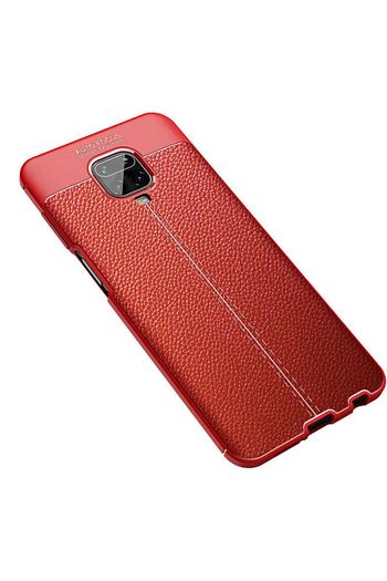 Xiaomi Redmi Note 9 Pro Deri Gorunumlu Silikon Kilif Kirmizi Trendyol