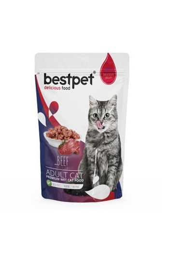 Bestpet Sigir Etli Yas Kedi Mamasi 24x85g Trendyol