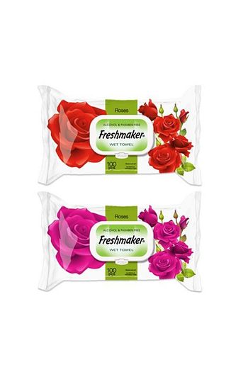 Freshmaker Gul Kokulu Islak Havlu 1 Paket 100 Adet Trendyol