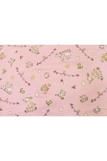 daisy star pembe zemin uzerine renkli