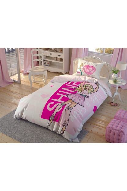 Tac Tek Kisilik Lisansli Nevresim Takim Pembei Barbie Lisansli Trendyol