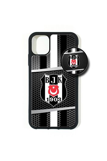 iphone 11 popsocketli kilif epoksi silikon arka kapak besiktas