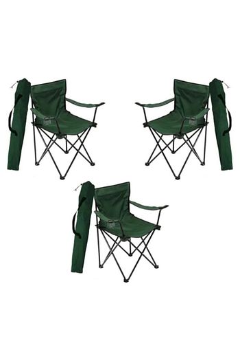 cinar outdoor yesil katlanir kamp sandalye sandalyesi 3 adet fiyati yorumlari trendyol