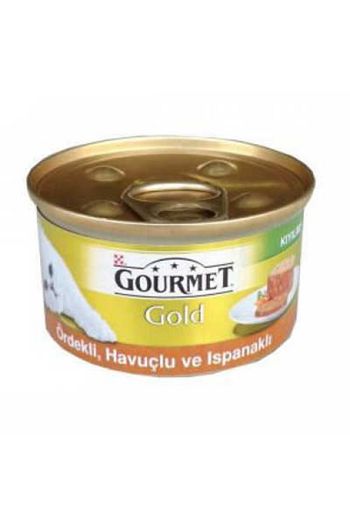 Gourmet Gold Kiyilmis Ordek Sebze Kedi Konservesi 85 Gr Trendyol
