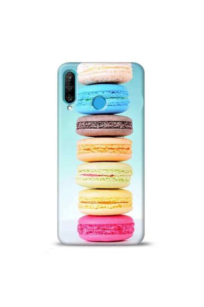 Desecase Huawei P30 Lite Ust Uste Dizilmis Renkli Makaronlar Tasarimli Telefon Kilifi Bo41 Trendyol