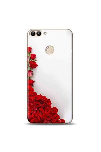 Desecase Huawei Honor 9 Lite Duzenli Kirmizi Guller Tasarimli Telefon Kilifi Cc21 Trendyol
