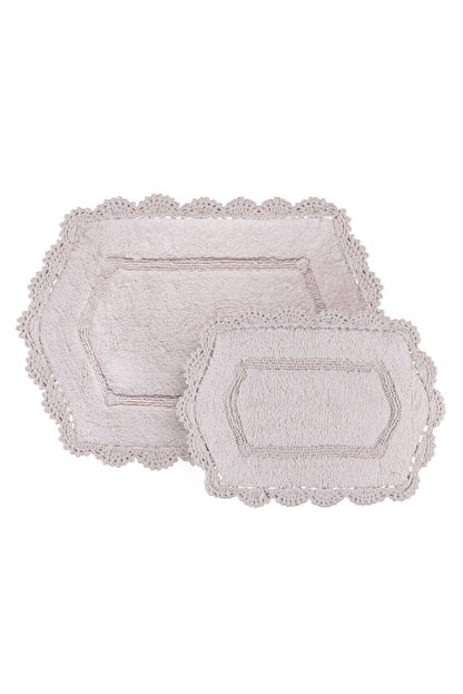 English Home Mia Pamuklu Kaydirmaz Taban Banyo Paspasi Seti 60x90 40x60 Cm Bej Fiyati Yorumlari Trendyol