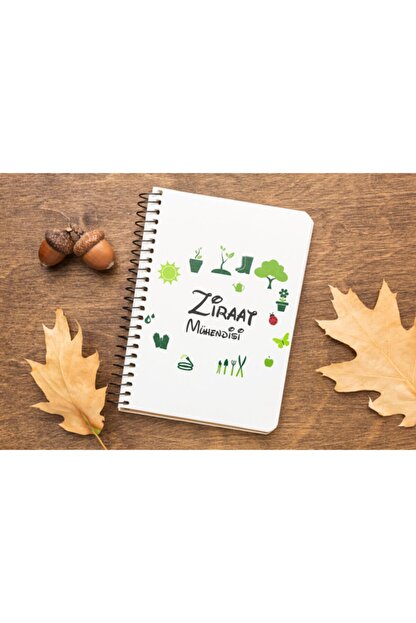 vizyonhediye ziraat muhendisi defteri