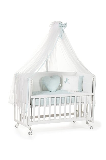 egebaby ege baby 2021 collection beyaz karyola 60x120 nil yesili little heart uyku setiyle fiyati yorumlari trendyol