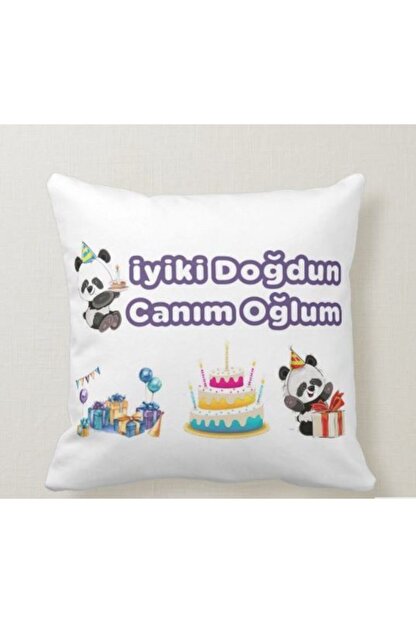 Rengarenkhepsi Ozel Tasarim Yastik Erkek Bebek Hediyesi Elyaf Yastik En Guzel Yastik Tasarimlari Fiyati Yorumlari Trendyol