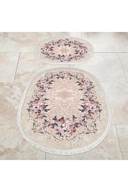 Gold Home Collection Dijital Baski 2 Li Kadife Kaymaz Banyo Klozet Takimi Hera Pudra Fiyati Yorumlari Trendyol