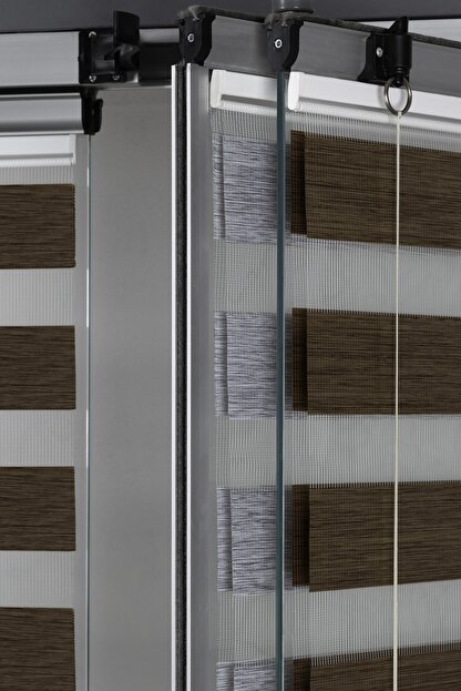 Venti Perde Koyu Kahve Bambu Cam Balkon Ve Surgulu Cam Perdesi Brillant Yapistirmali Zebra Perde Venti Vcb2811 Fiyati Yorumlari Trendyol