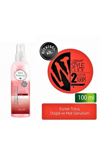 urban care dogal ve mat gorunum sunan wax 100 ml bee beauty kolajen sivi sac kremi 200 ml fiyati yorumlari trendyol