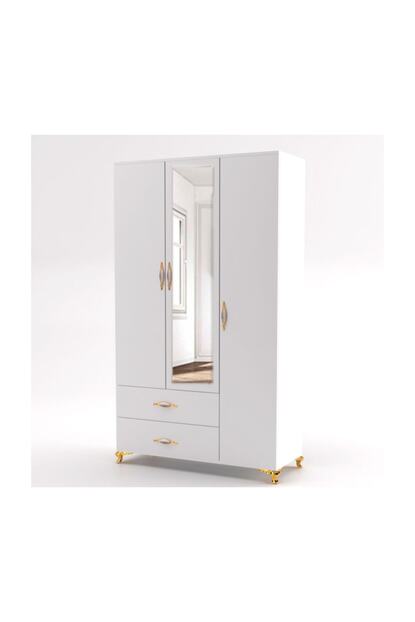 Bygolden Avangard 3 Kapili 2 Cekmeceli Gardirop Fiyati Yorumlari Trendyol