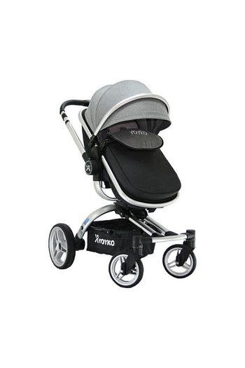 yoyko 360 derece donebilen bebek arabasi 3 in 1 gri silver kasa fiyati yorumlari trendyol