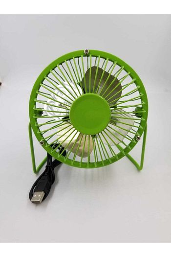Nurcep Ticaret Masaustu Metal Mini Fan Vantilator Yesil Usb Girisli Trendyol